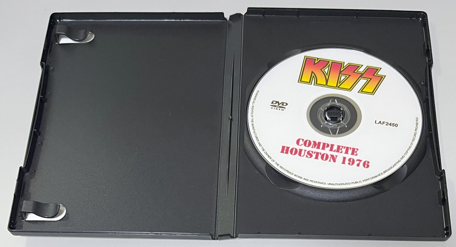 KISS / COMPLETE HOUSTON 1976 (1DVD-R) LOST AND FOUND / LAF2450