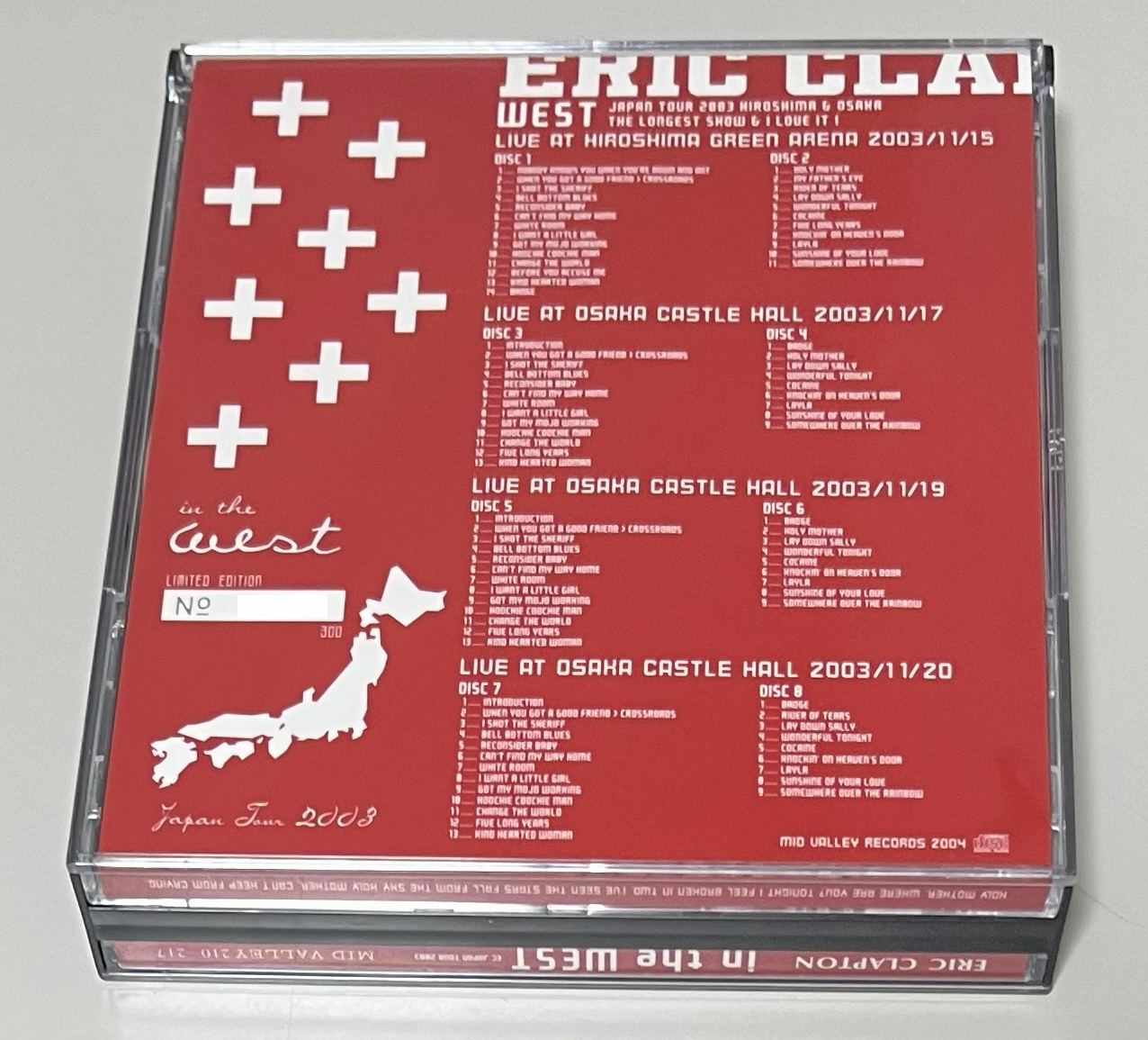 ERIC CLAPTON / IN THE WEST (8CD) MID VALLEY RECORDS / MVR-210-217