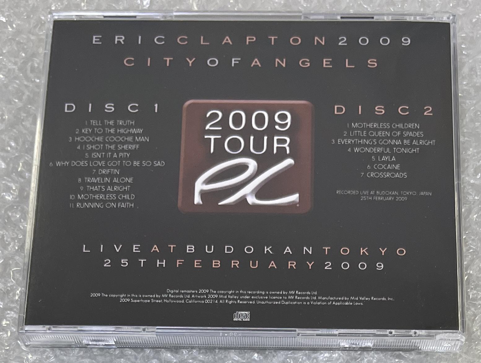 ERIC CLAPTON / CITY OF ANGELS (2CD) MID VALLEY RECORDS / MVR-512/513