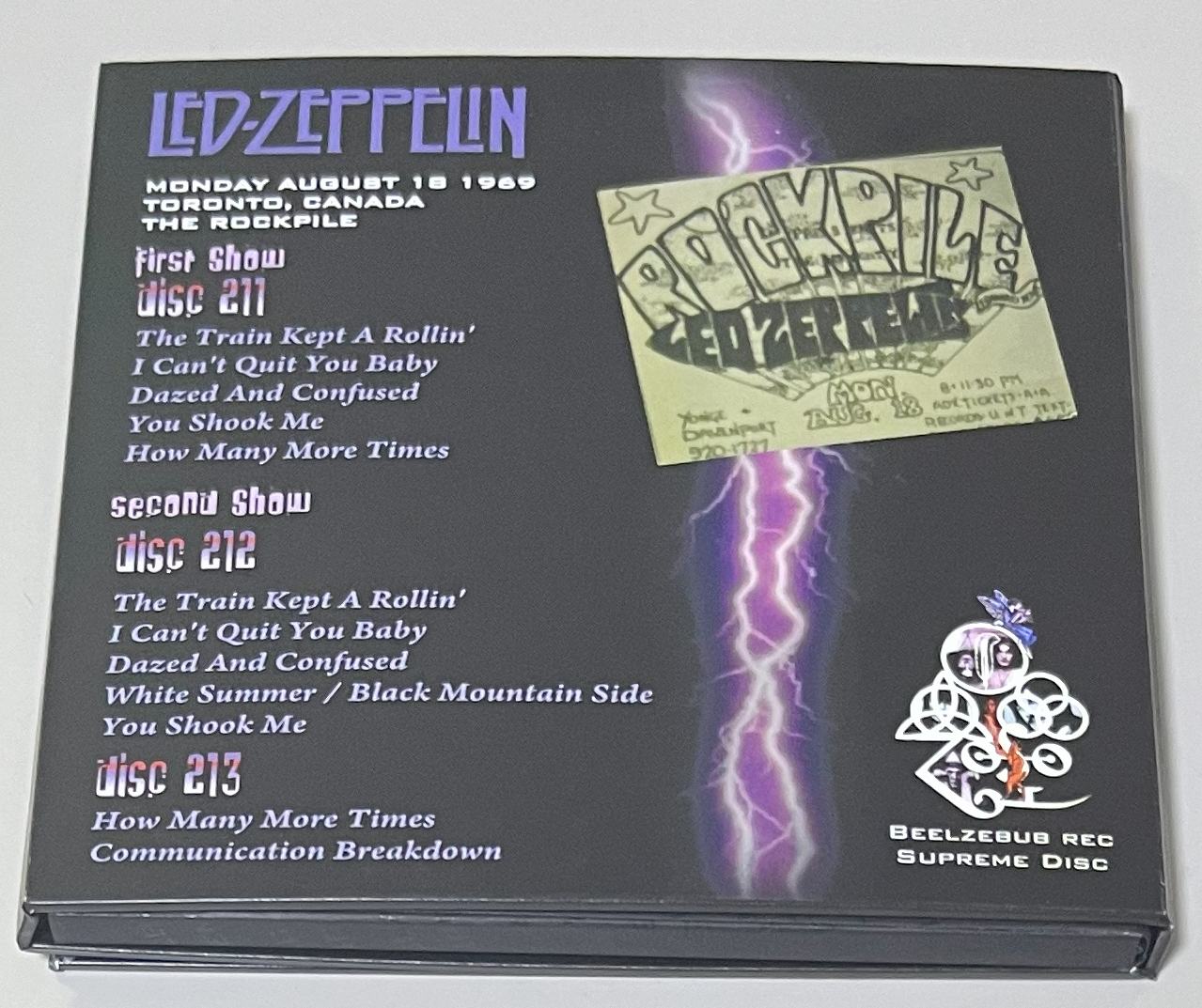 LED ZEPPELIN / EVERYBODY NEEDS TO BE SHOCK (3CD-R) BEELZEBUB REC / BSD 211/212/213