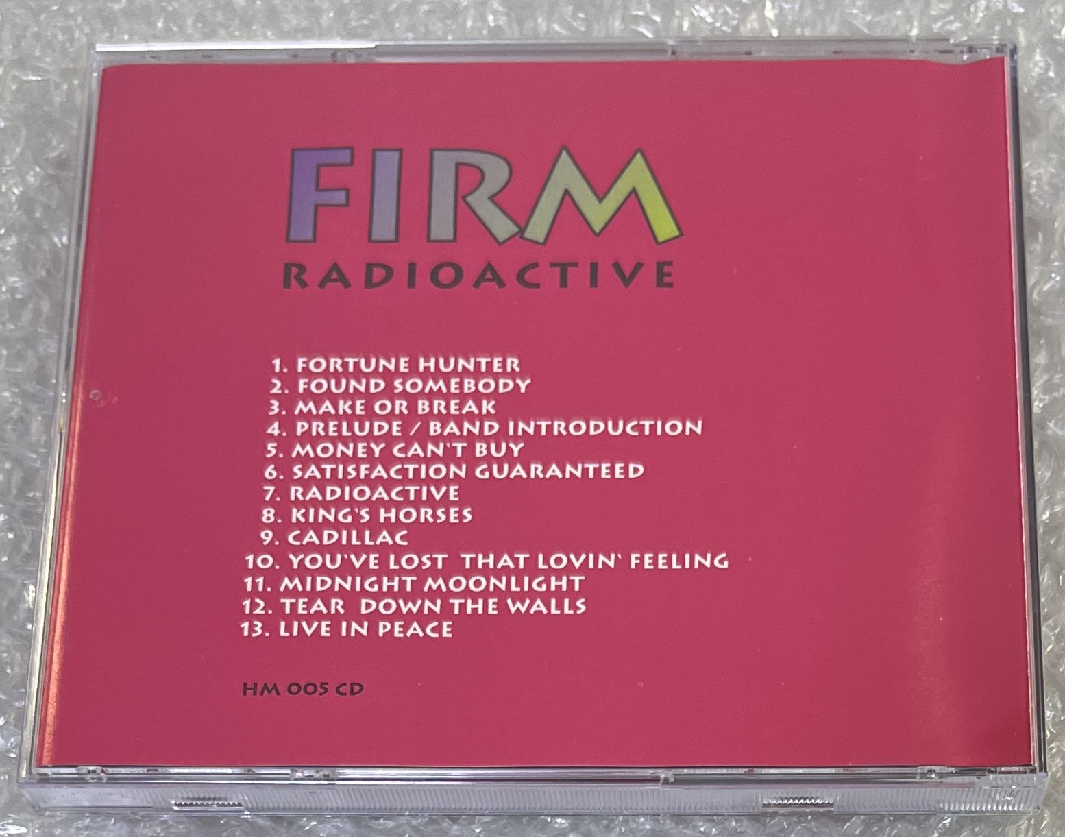 FIRM / RADIOACTIVE (1CD) HALLMARK / HM 005 CD