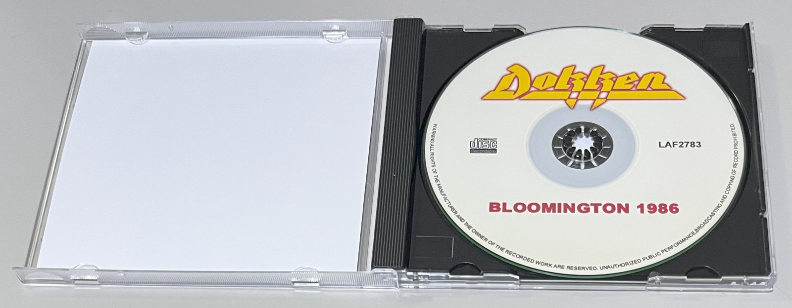 DOKKEN / BLOOMINGTON 1986 (1CD-R) LOST AND FOUND / LAF2783