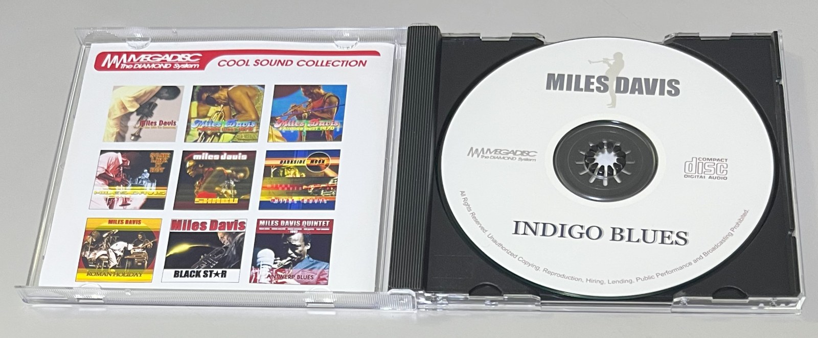 MILES DAVIS / INDIGO BLUES (1CD-R) MEGADISC