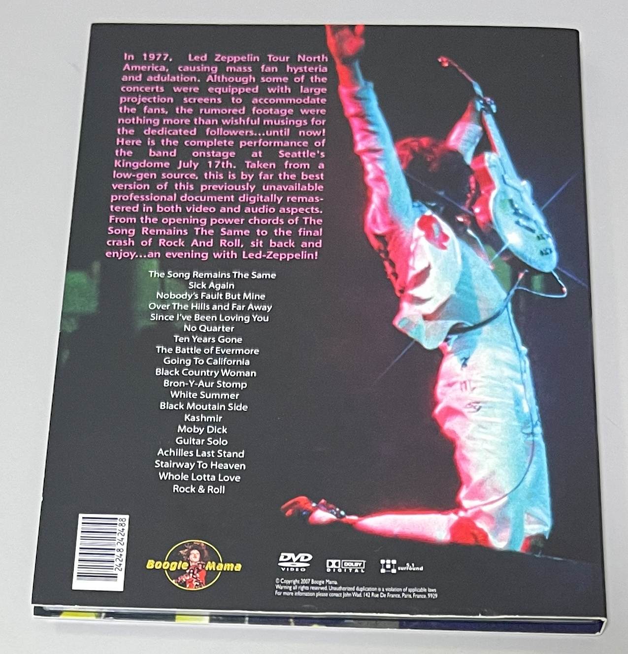 LED ZEPPELIN / FINAL KINGDOME (1DVD) BOOGIE MAMA