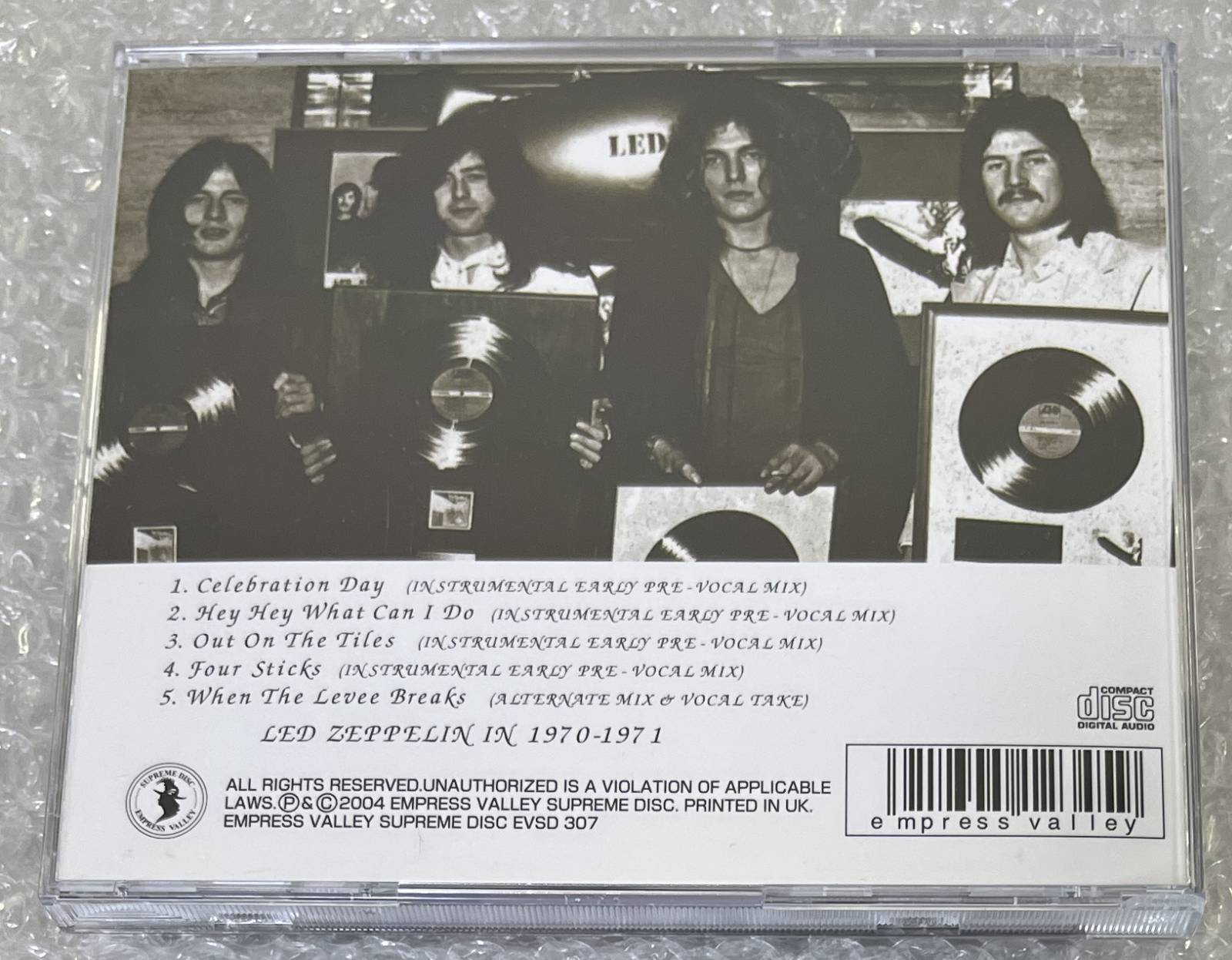 LED ZEPPELIN / THE LOST MIXES EP VOL.3 (1CD) EMPRESS VALLEY SUPREME DISC / EVSD-307