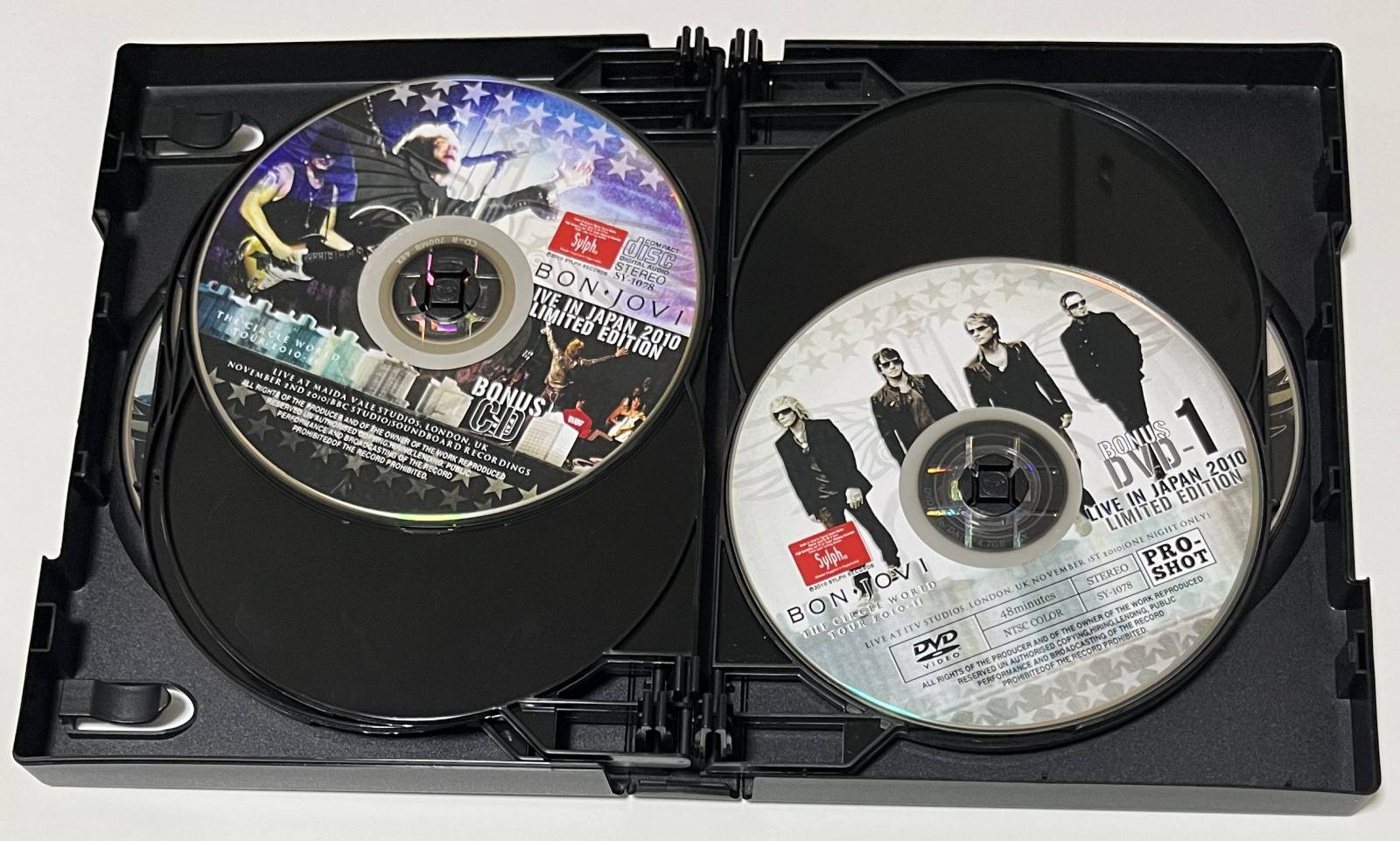 BON JOVI / LIVE IN JAPAN 2010 LIMITED EDITION (5CDR+3DVDR) SYLPH