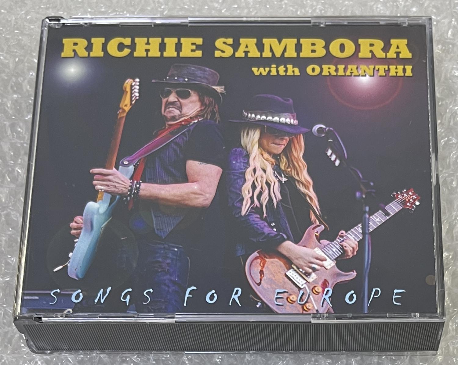 RICHIE SAMBORA with ORIANTHI / SONGS FOR EUROPE (3CD-R) LOST AND FOUND / LAF1981/1982/1983