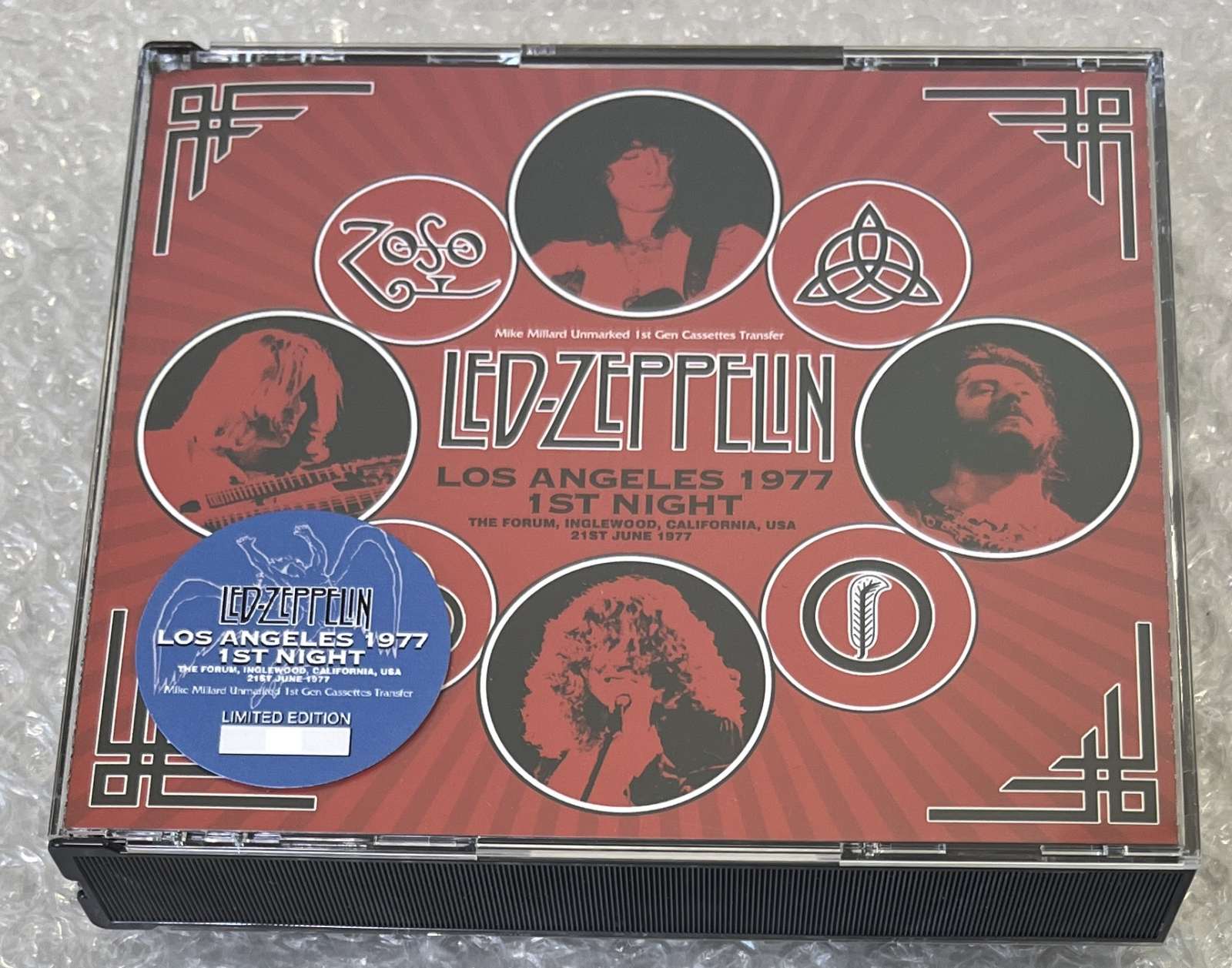 LED ZEPPELIN / LOS ANGELES 1977 1ST NIGHT (3CD) NO LABEL