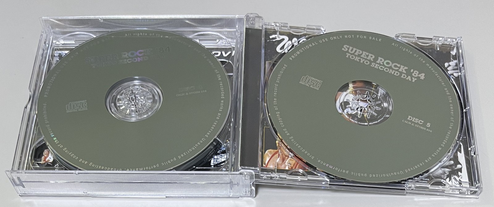 VARIOUS ARTISTS / SUPER ROCK '84: TOKYO SECOND DAY (5CD) CALM & STORM 016