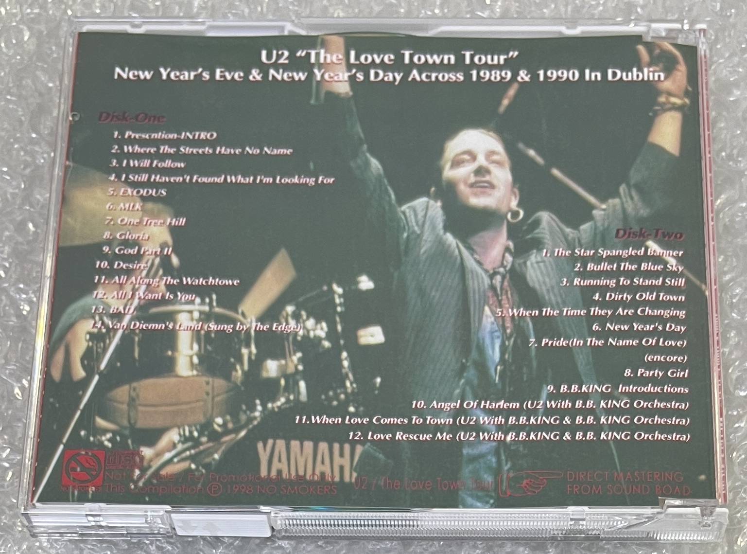 U2 / "THE LOVE TOWN TOUR" NEW YEAR'S EVE & NEW YEAR'S DAY ACROSS 1989 & 1990 IN DUBLIN (2CD-R) NO SMOKERS / MFU2 1-12-33