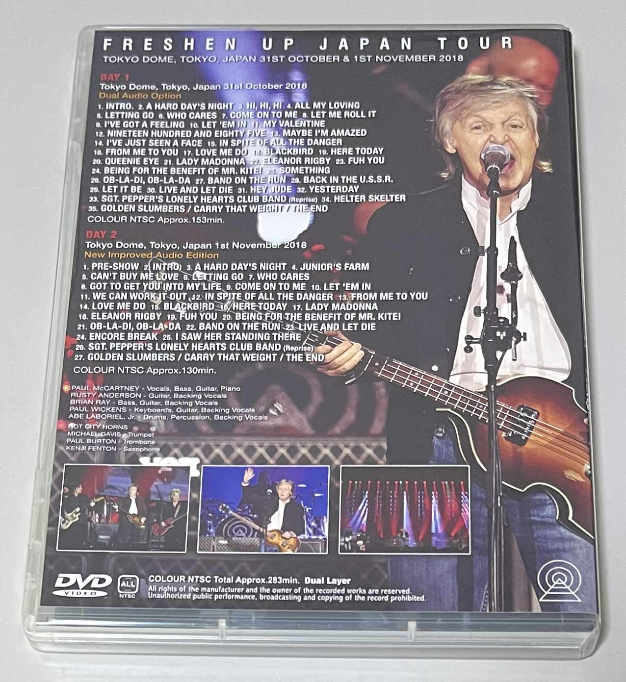PAUL McCARTNEY / TOKYO DOME 2018: DEFINITIVE VIDEO MASTER (2DVD) NO LABEL