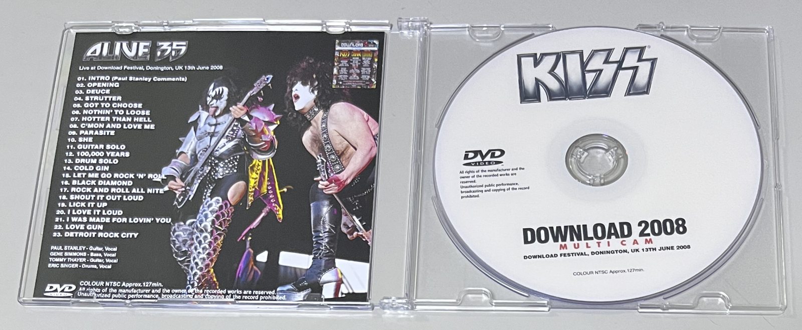 KISS / DOWNLOAD 2008: MULTI CAM (1DVD-R) GIFT TITTLE
