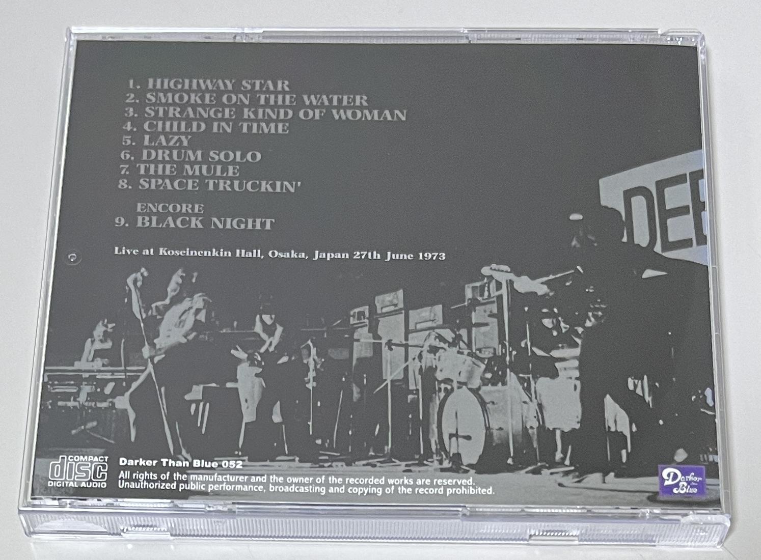 DEEP PURPLE / FINAL BLACK (1CD) DARKER THAN BLUE 052