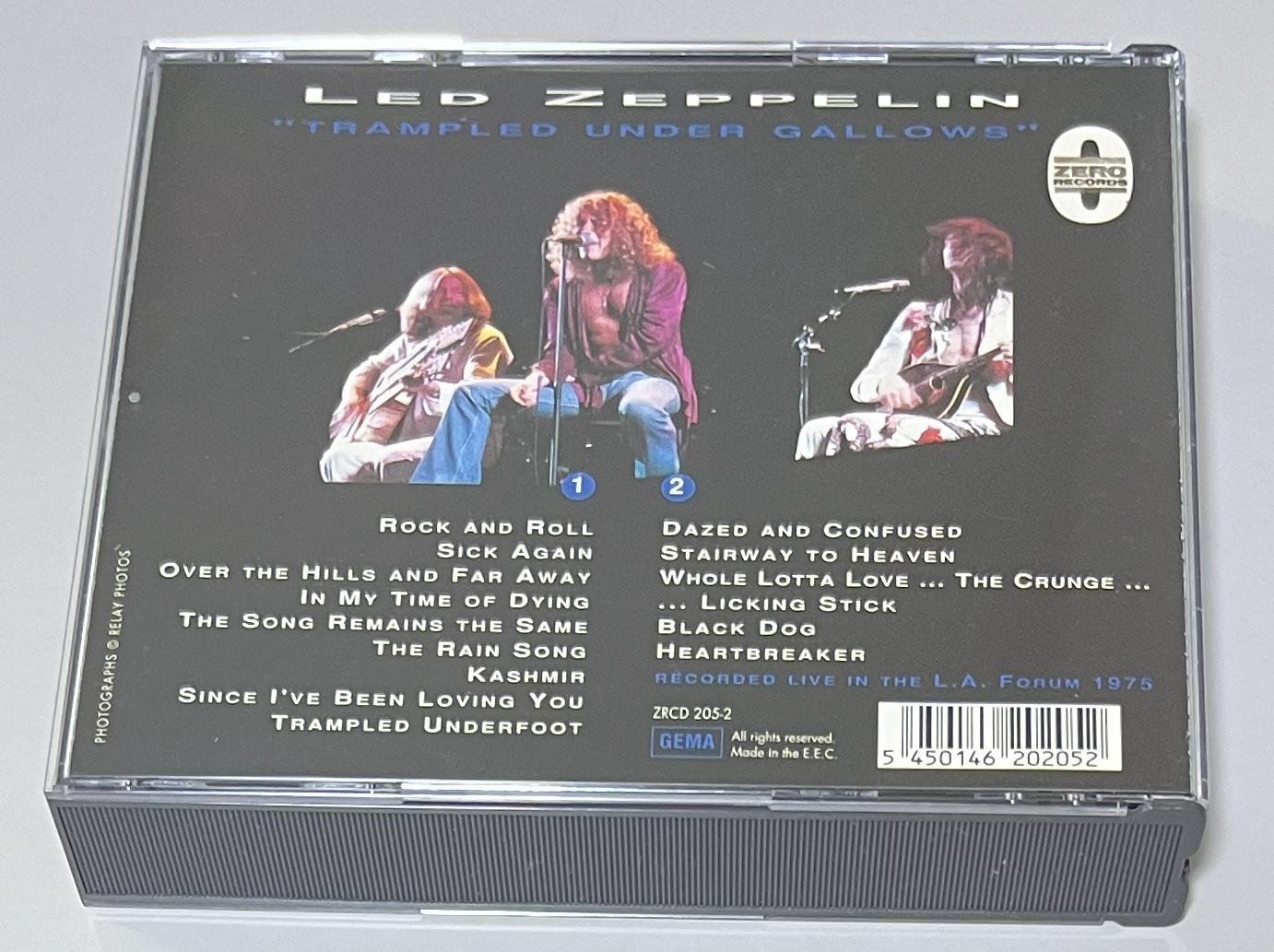 LED ZEPPELIN / TRAMPLED UNDER GALLOWS (2CD) ZERO RECORDS / ZRCD 205-2