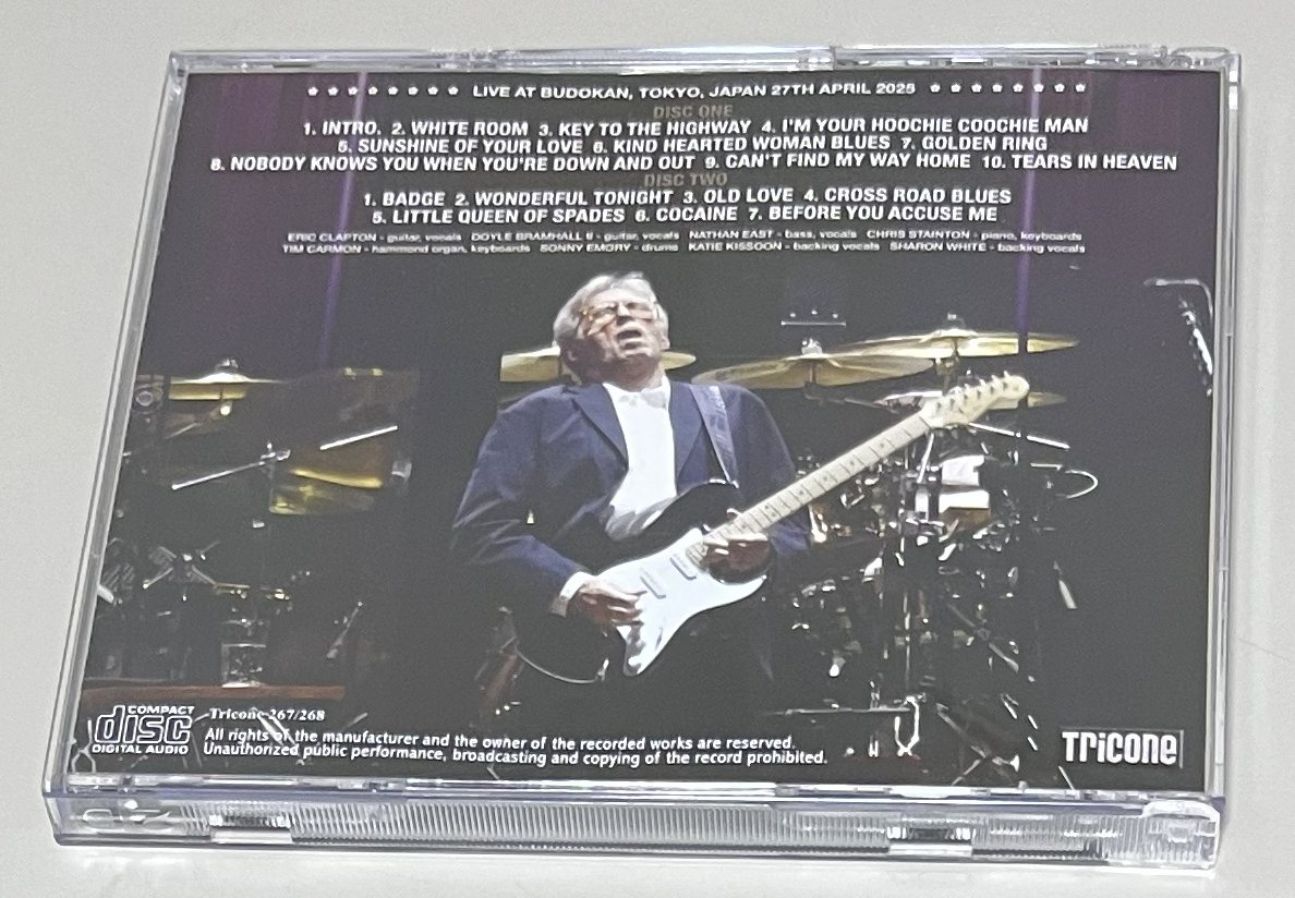 ERIC CLAPTON / BUDOKAN 2025 FINAL NIGHT (2CD) TRICONE 267/268