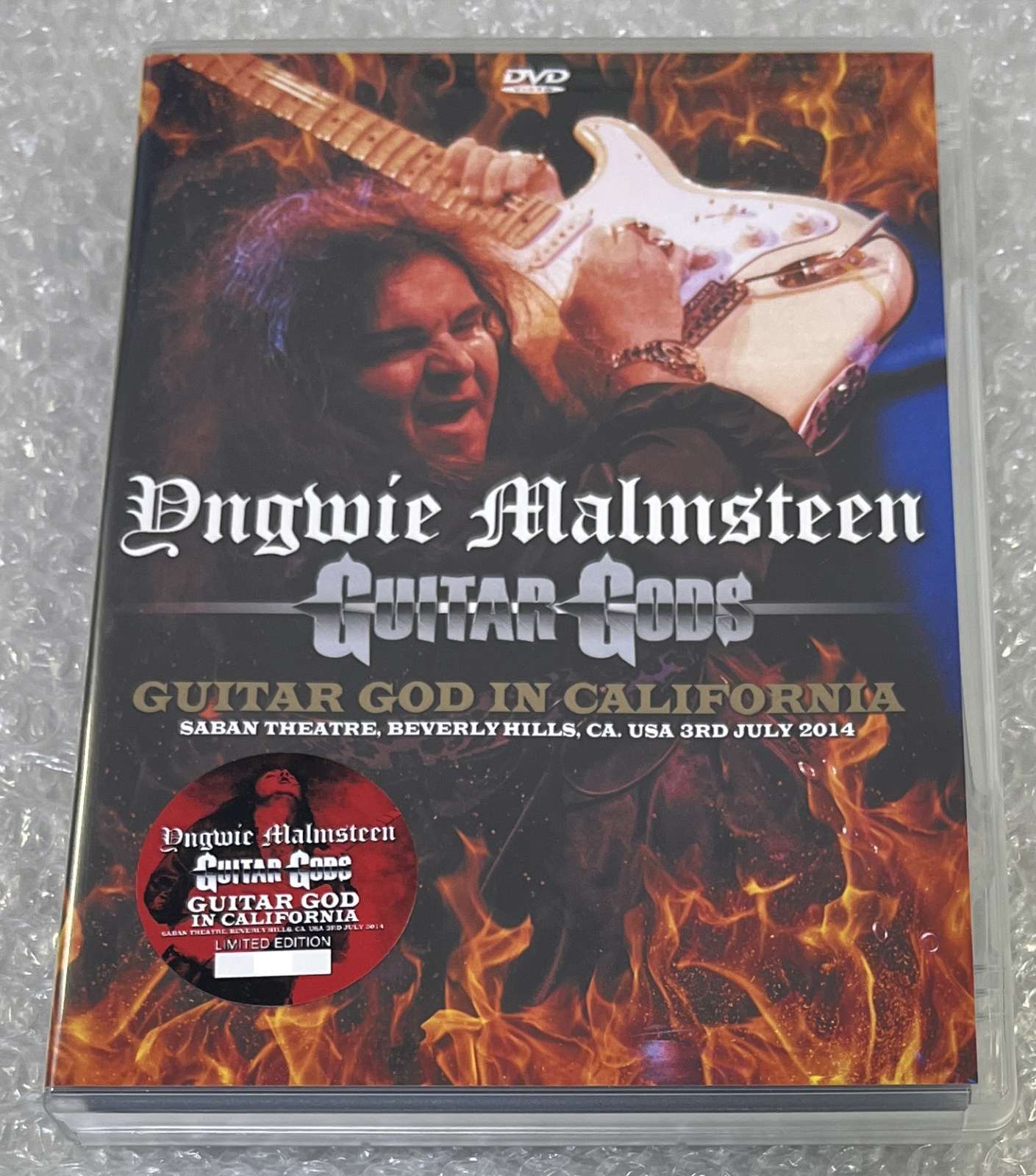 YNGWIE MALMSTEEN / GUITAR GOD IN CALIFORNIA (1DVD) NO LABEL
