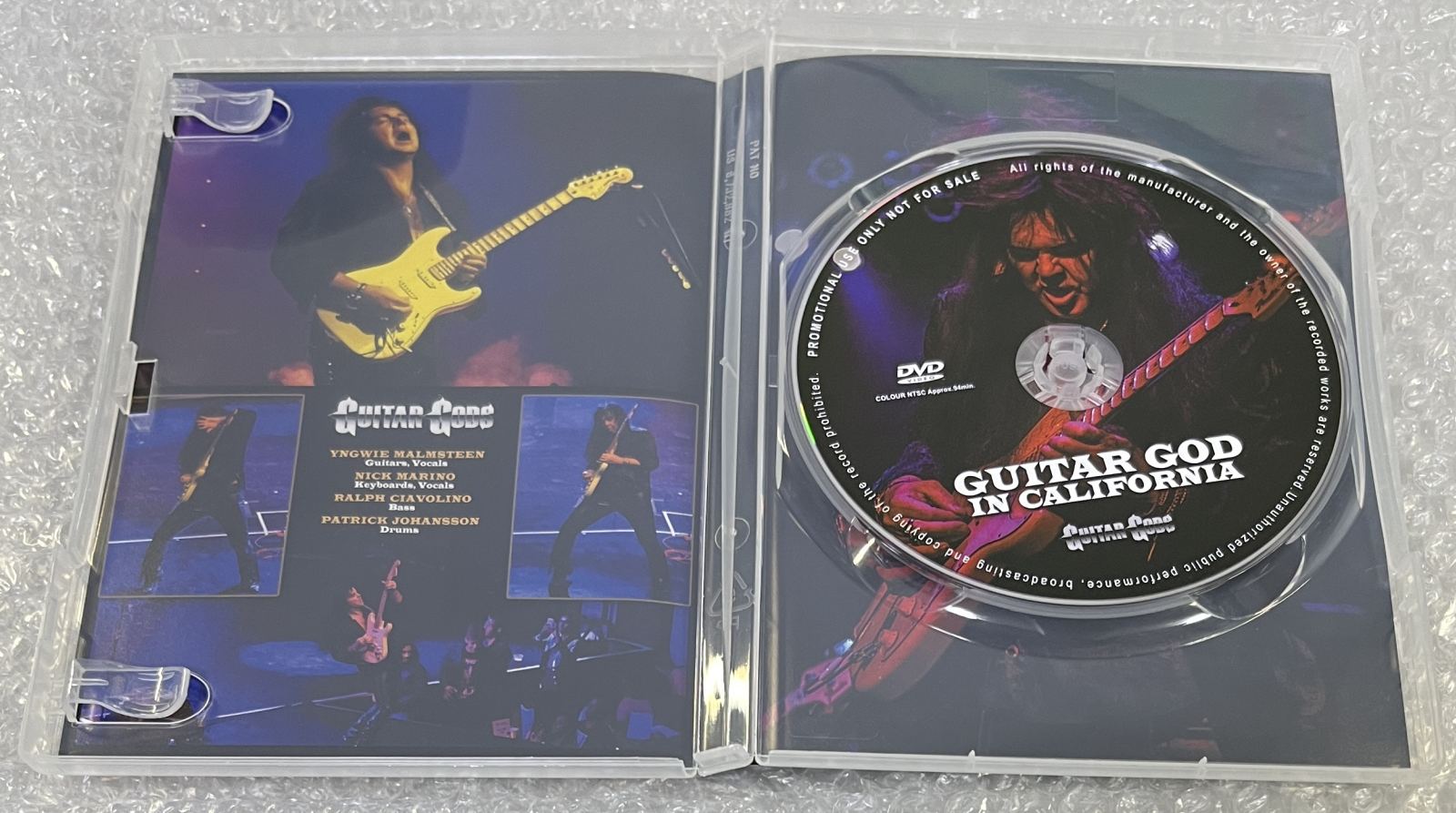 YNGWIE MALMSTEEN / GUITAR GOD IN CALIFORNIA (1DVD) NO LABEL