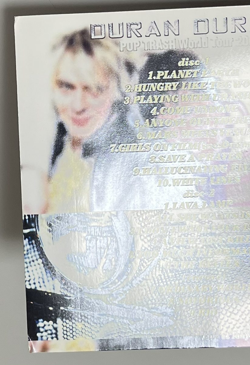 DURAN DURAN / POP TRASH WORLD TOUR 2001: GREAT TO BE BACK! (2CD-R