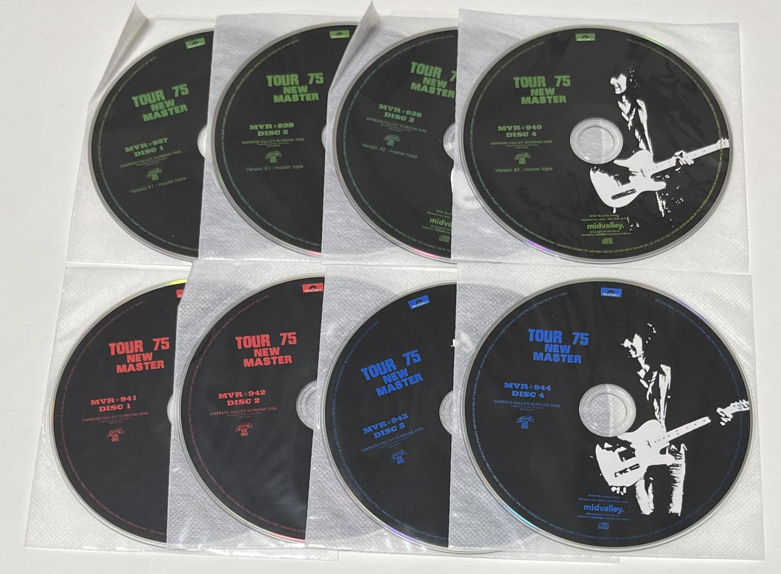 ERIC CLAPTON & HIS BAND / TOUR 75「三都市ブルース物語」(8CD BOX