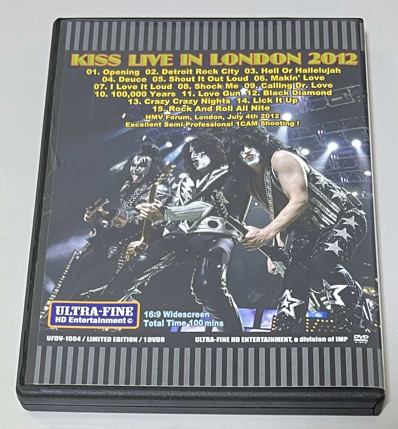 KISS / HMV FORUM LONDON 2012 (1DVD-R) ULTRA-FINE / UFDV-1004