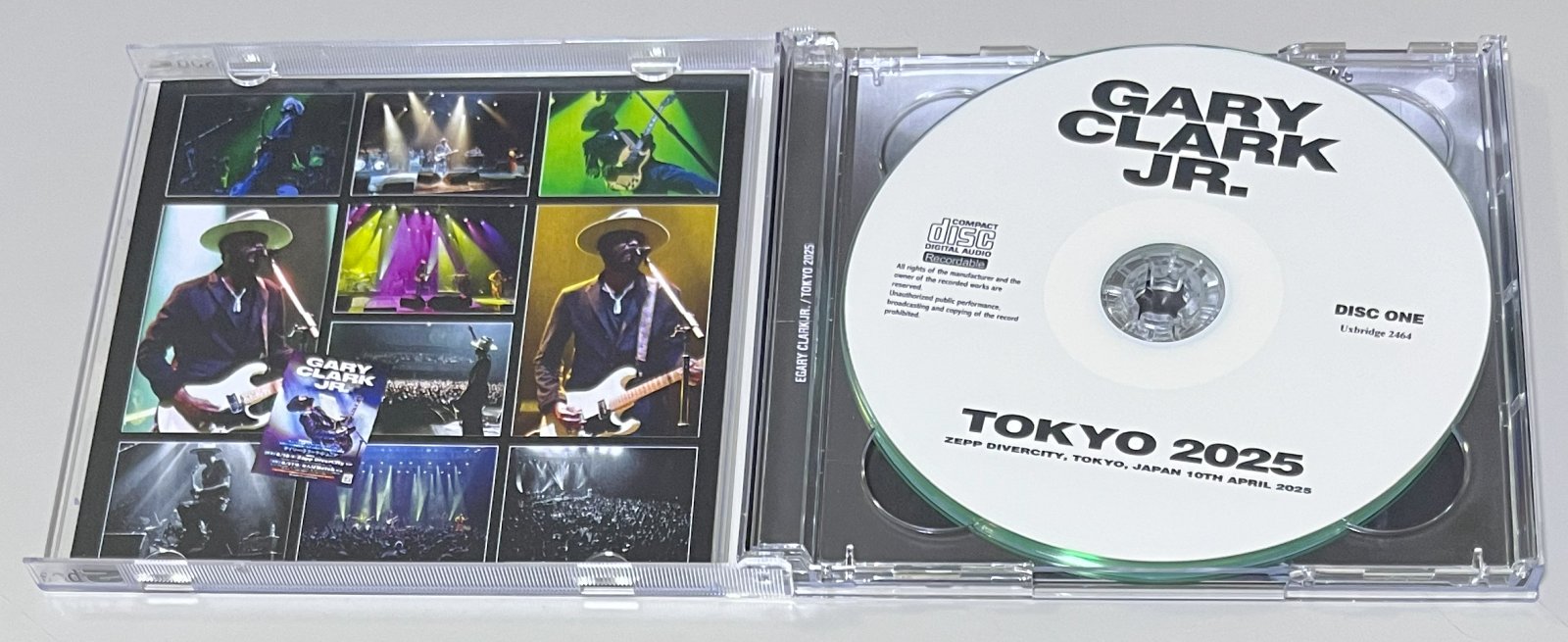 GARY CLARK JR. / TOKYO 2025 (2CD-R) UXBRIDGE 2464