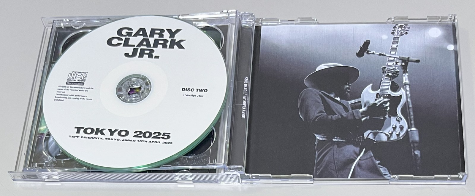 GARY CLARK JR. / TOKYO 2025 (2CD-R) UXBRIDGE 2464