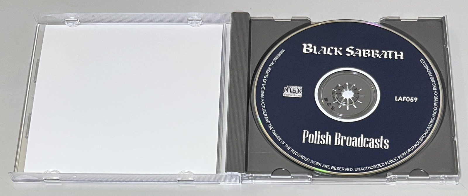 BLACK SABBATH / POLISH BROADCASTS (1CD-R) LOST AND FOUND / LAF059