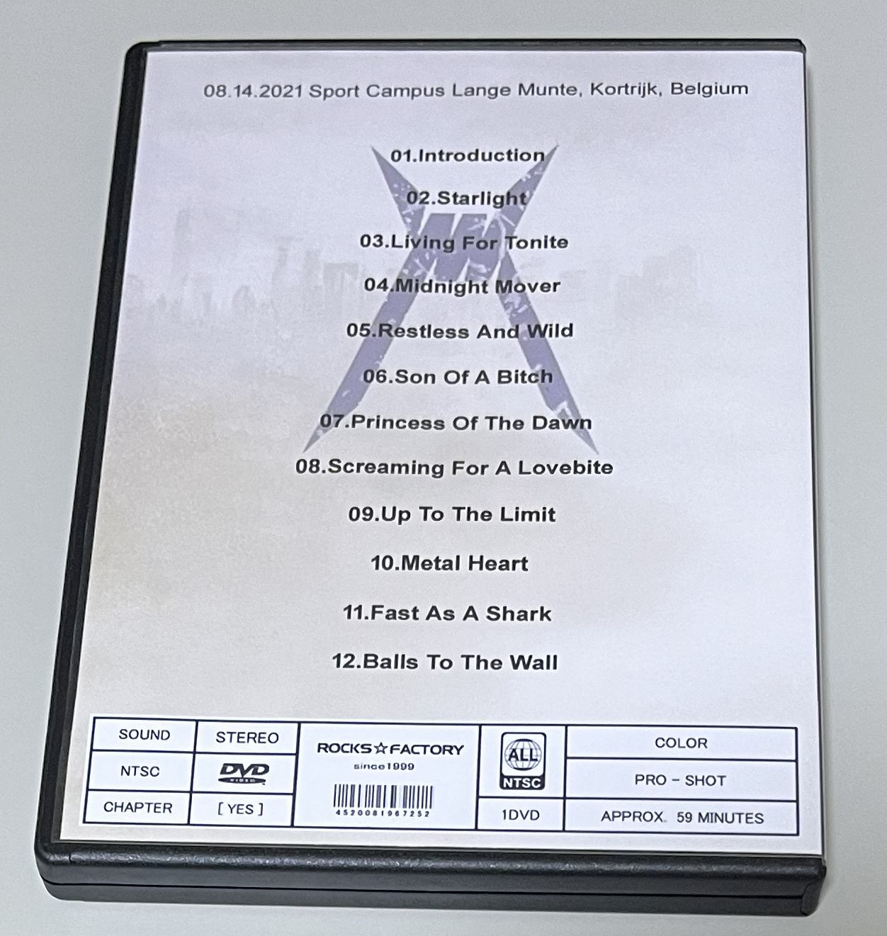 DIRKSCHNEIDER / ALCATRAZ FESTIVAL 2021 (1DVD-R) ROCKS FACTORY