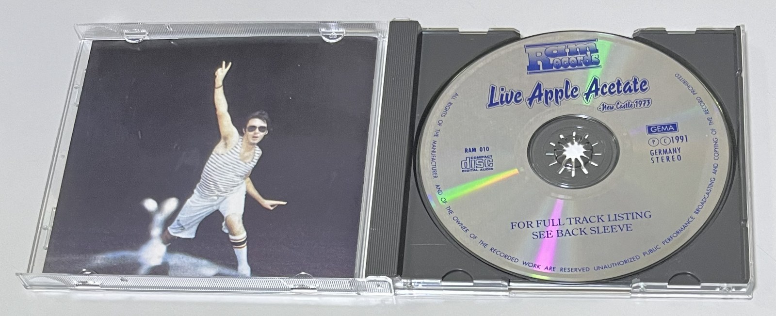 PAUL McCARTNEY & WINGS / LIVE APPLE ACETATE - NEWCASTLE '73 (1CD) RAM RECORDS / RAM 010