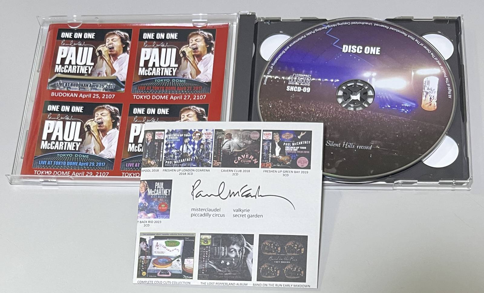 PAUL McCARTNEY / ONE ON ONE TOKYO DOME APRIL 27, 2017 IEM+AUD (2CD) SILENT HILLS RECORDS / SHCD-09/10