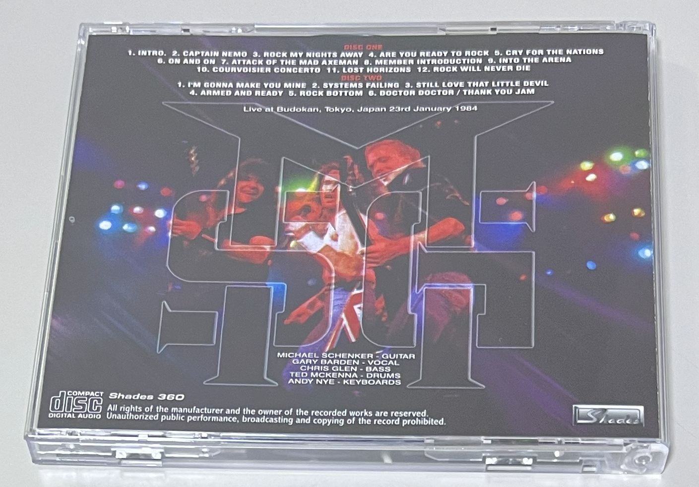 MICHAEL SCHENKER GROUP / THE MOVING ELEMENT (2CD) SHADES 360