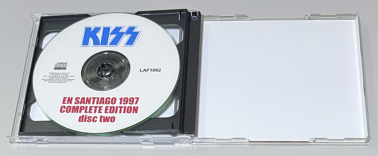 KISS / EN SANTIAGO 1997: COMPLETE EDITION (2CD-R) LOST AND FOUND / LAF1091/1092