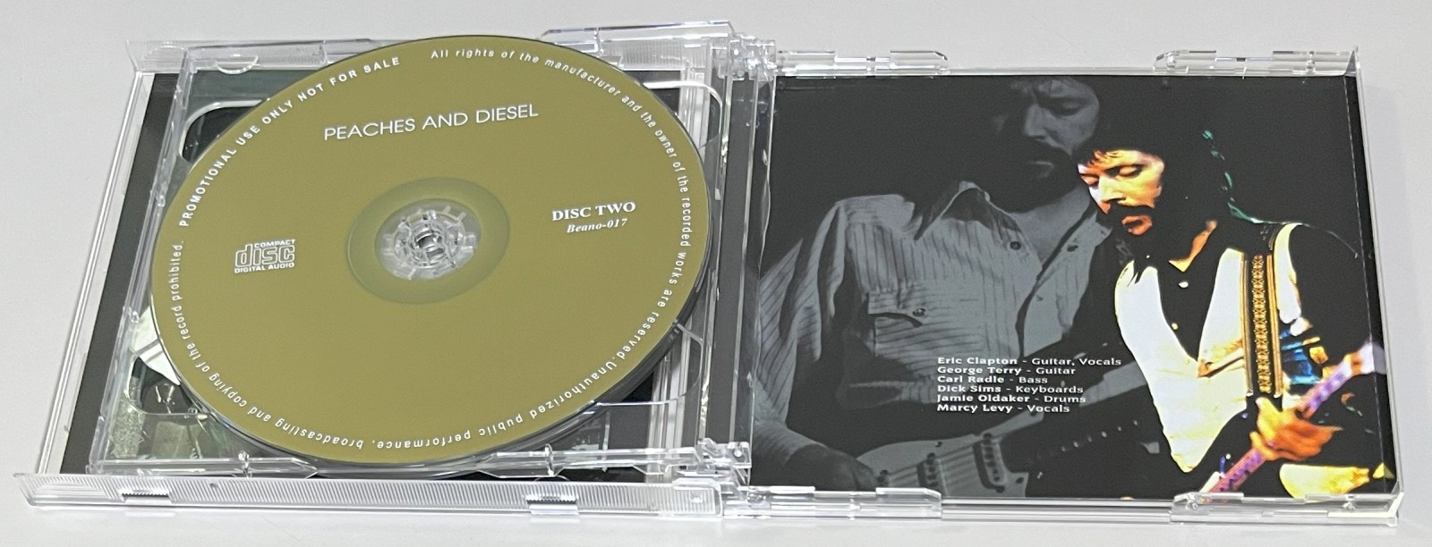 ERIC CLAPTON / PEACHES AND DIESEL (2CD) BEANO-017