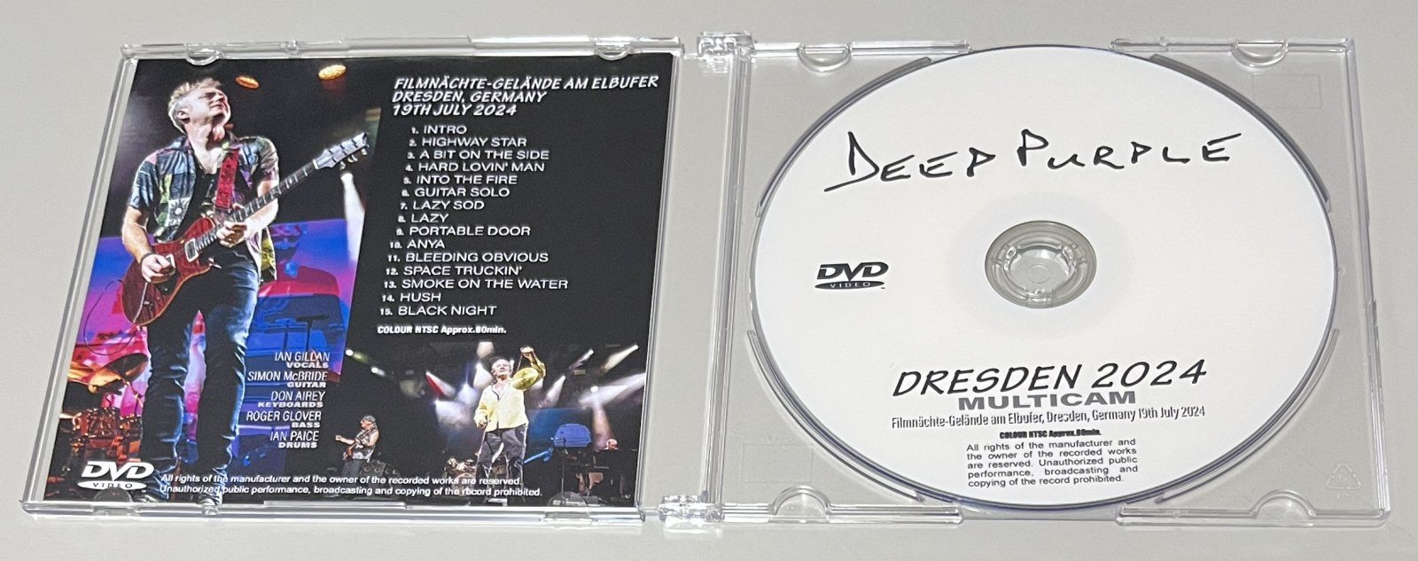 DEEP PURPLE / DRESDEN 2024: MULTICAM (1DVD-R) GIFT TITTLE | 中古品