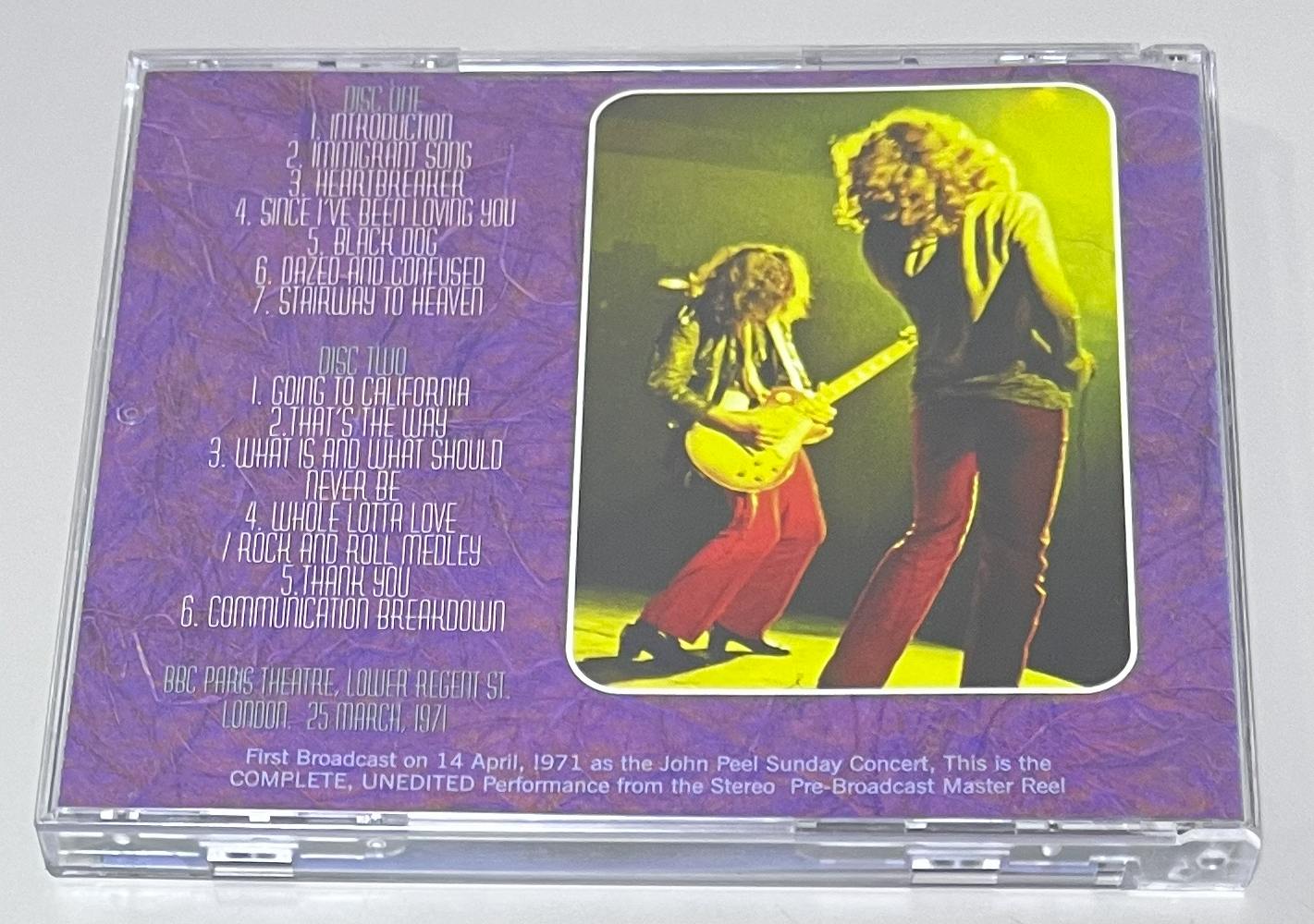 LED ZEPPELIN / RETURN TO PARIS THEATRE (2CD) NO LABEL