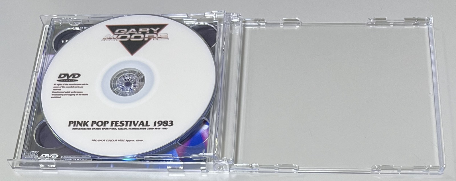 GARY MOORE / PINK POP FESTIVAL 1983 (1CDR+1DVDR) GIFT TITTLE