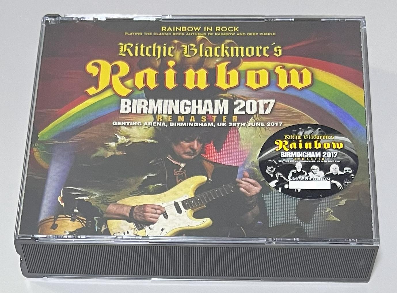 RITCHIE BLACKMORE'S RAINBOW / BIRMINGHAM 2017 REMASTER + GLASGOW 2017 THE VIDEO (2CD+1DVD+1DVDR) BLACK BOX 021