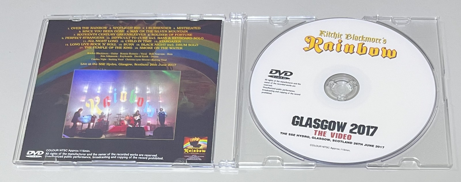 RITCHIE BLACKMORE'S RAINBOW / BIRMINGHAM 2017 REMASTER + GLASGOW 2017 THE VIDEO (2CD+1DVD+1DVDR) BLACK BOX 021