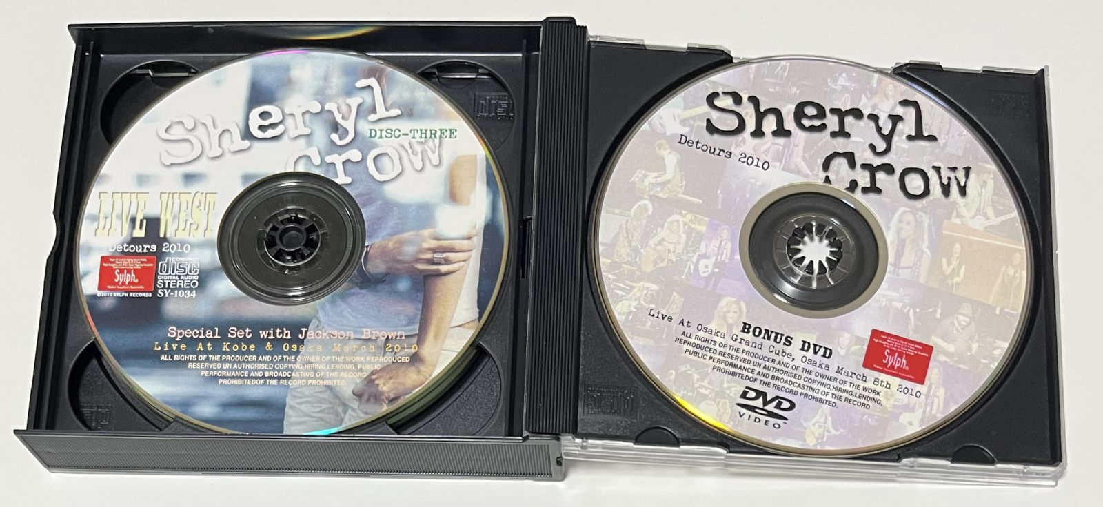 SHERYL CROW / LIVE WEST (3CDR+1DVDR) SYLPH RECORDS / SY-1034