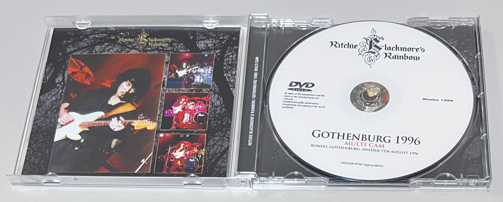 RITCHIE BLACKMORE'S RAINBOW / GOTHENBURG 1996: MULTI CAM (1DVD-R) SHADES 1359