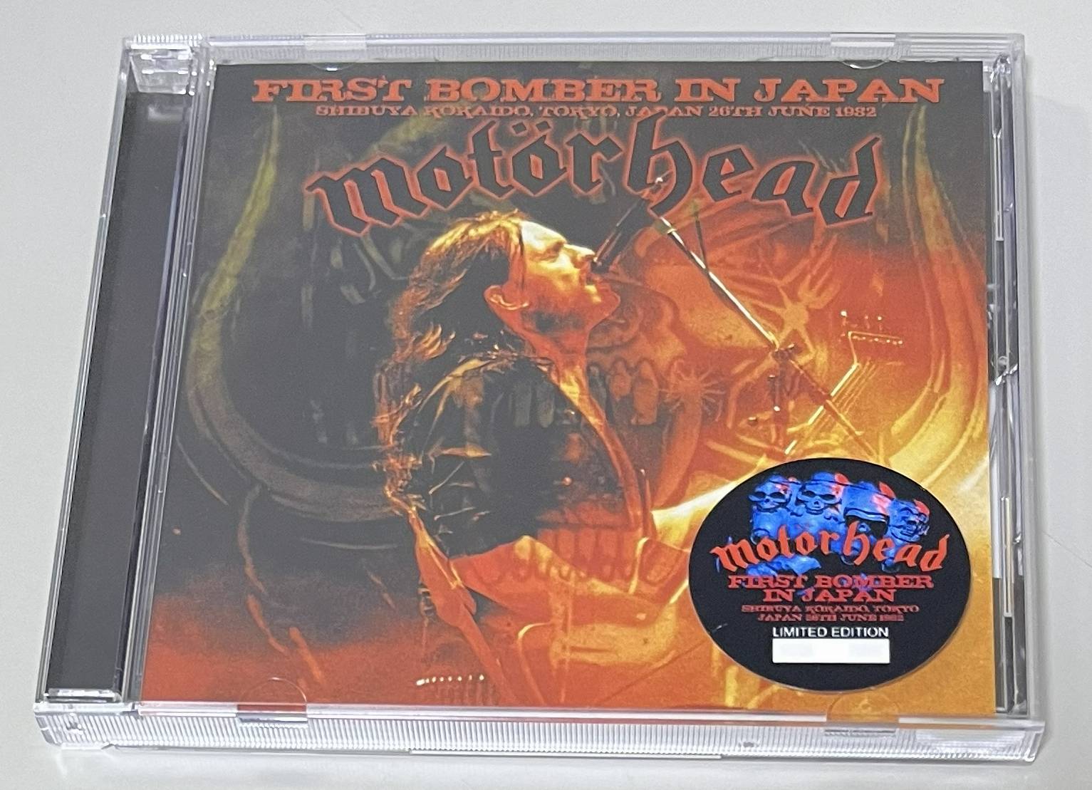 MOTORHEAD / FIRST BOMBER IN JAPAN (1CD) CALM & STORM 033