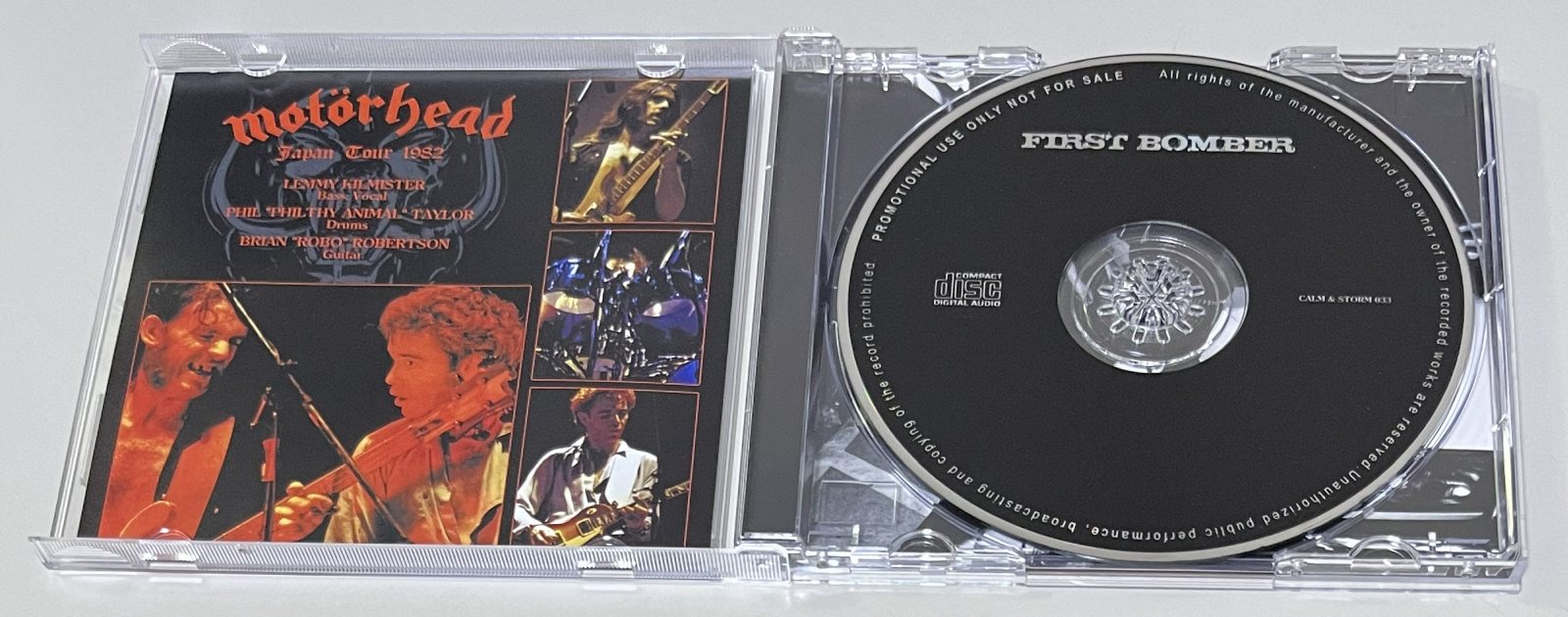 MOTORHEAD / FIRST BOMBER IN JAPAN (1CD) CALM & STORM 033