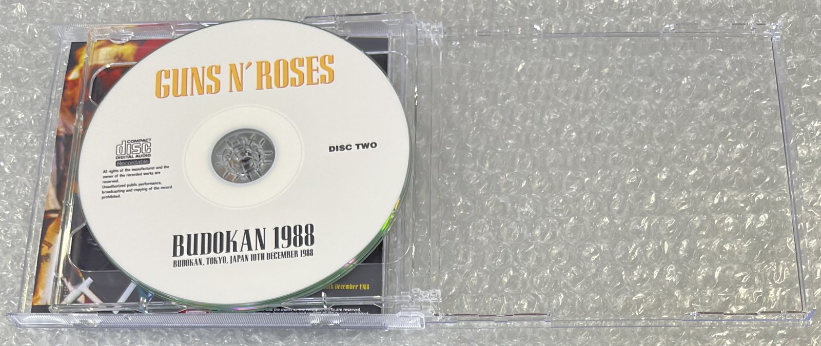 GUNS N' ROSES / BUDOKAN 1988 (2CD-R) GIFT TITTLE