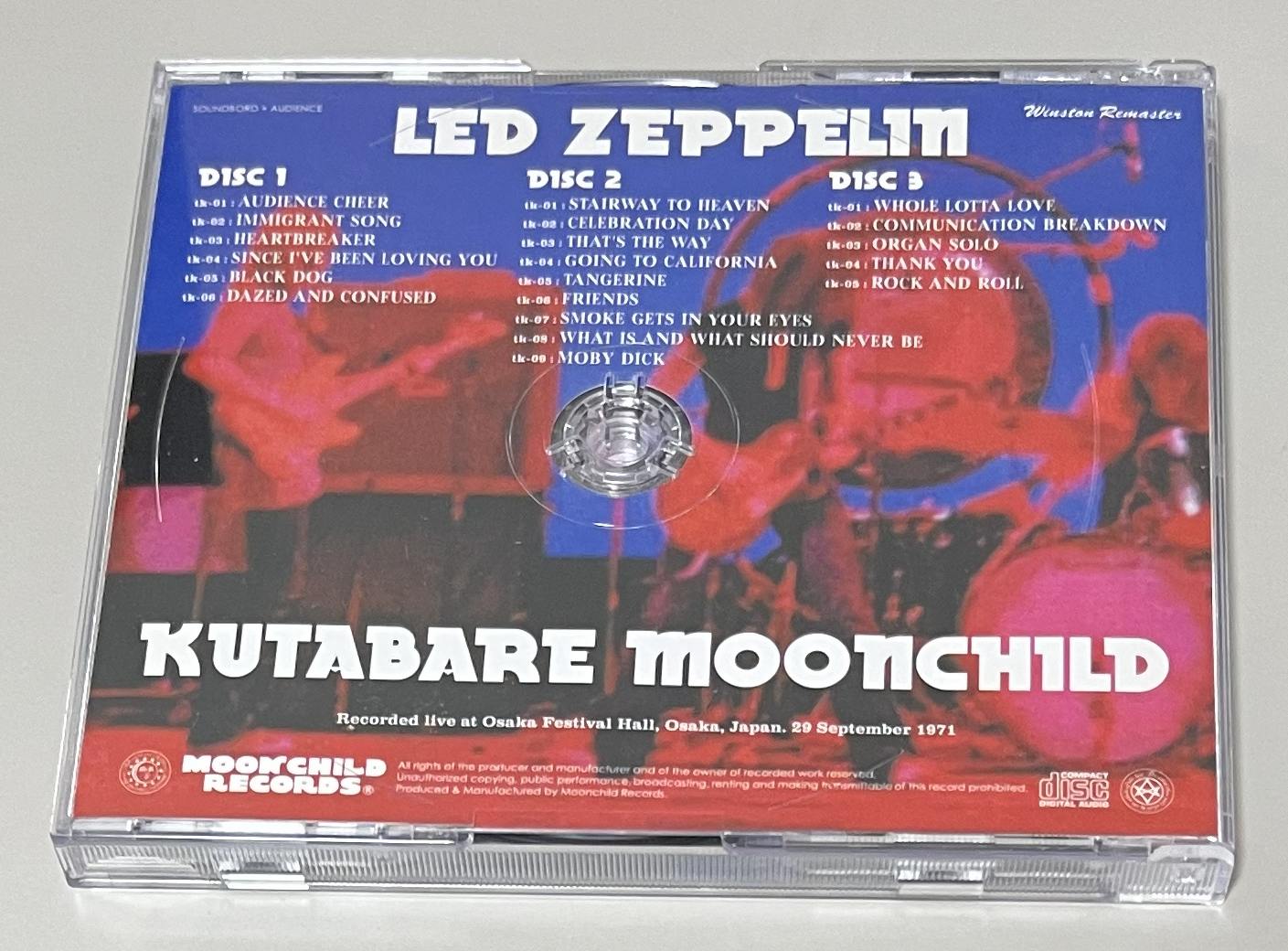 LED ZEPPELIN / KUTABARE MOONCHILD: WINSTON REMASTER (3CD