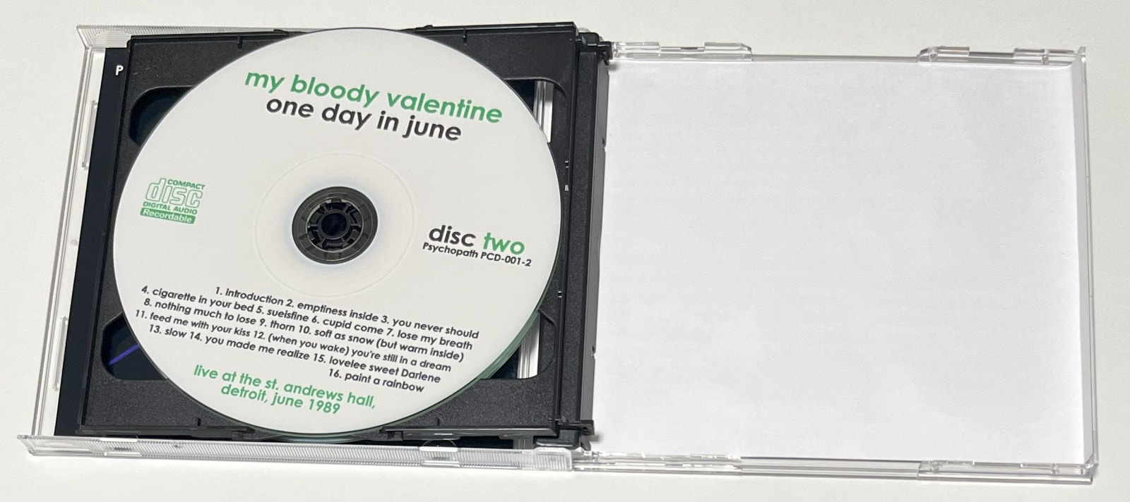 MY BLOODY VALENTINE / ONE DAY IN JUNE (2CD-R) NO LABEL | すべての