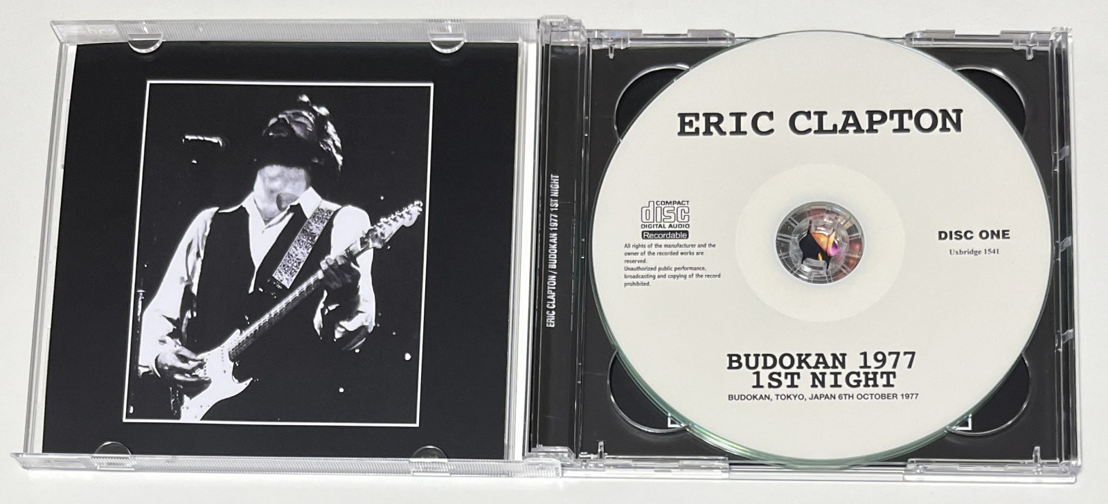 ERIC CLAPTON / BUDOKAN 1977 1ST NIGHT (2CD-R) UXBRIDGE 1541