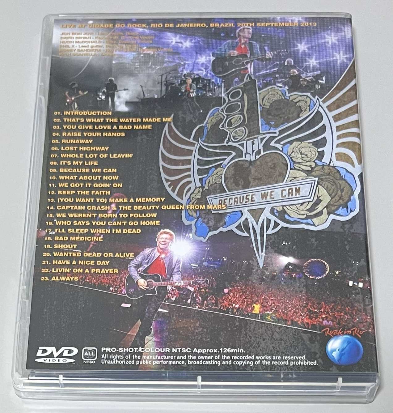 BON JOVI / ROCK IN RIO 2013 (1DVD-R) NO LABEL