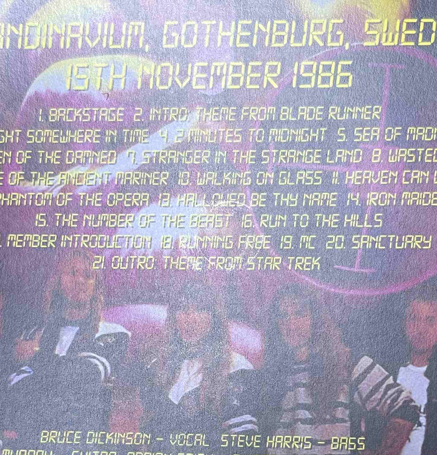 IRON MAIDEN / CAUGHT SOMEWHERE IN GOTHENBURG (1DVD-R) GIFT TITTLE