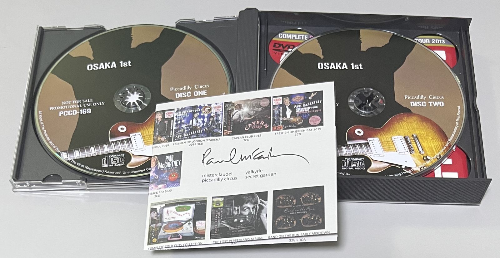 PAUL McCARTNEY / OUT THERE OSAKA 1st (3CD+1DVD) PICCADILLY CIRCUS / PCCD-169/170/171
