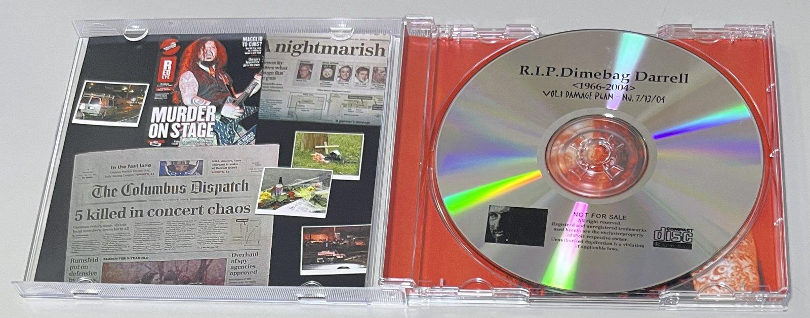 DAMAGEPLAN / COLLATERAL DAMAGE (1CD-R) DIAMONDBACK RECORDS / DBR-001